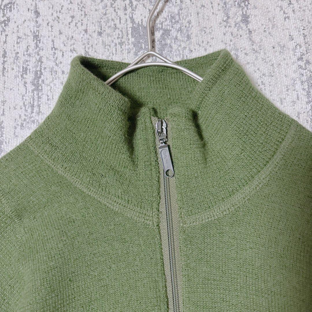 ウルフロッテ ウールパワー スウェーデン軍 フルジップジャケット サムホール付き