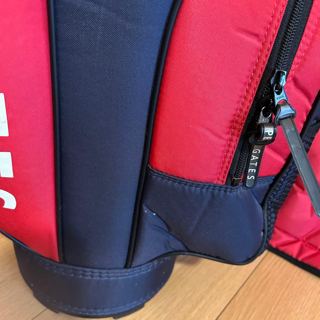 状態良好■PEARLY GATES キャディバッグ 軽量タイプ 7.5型　ゴルフ