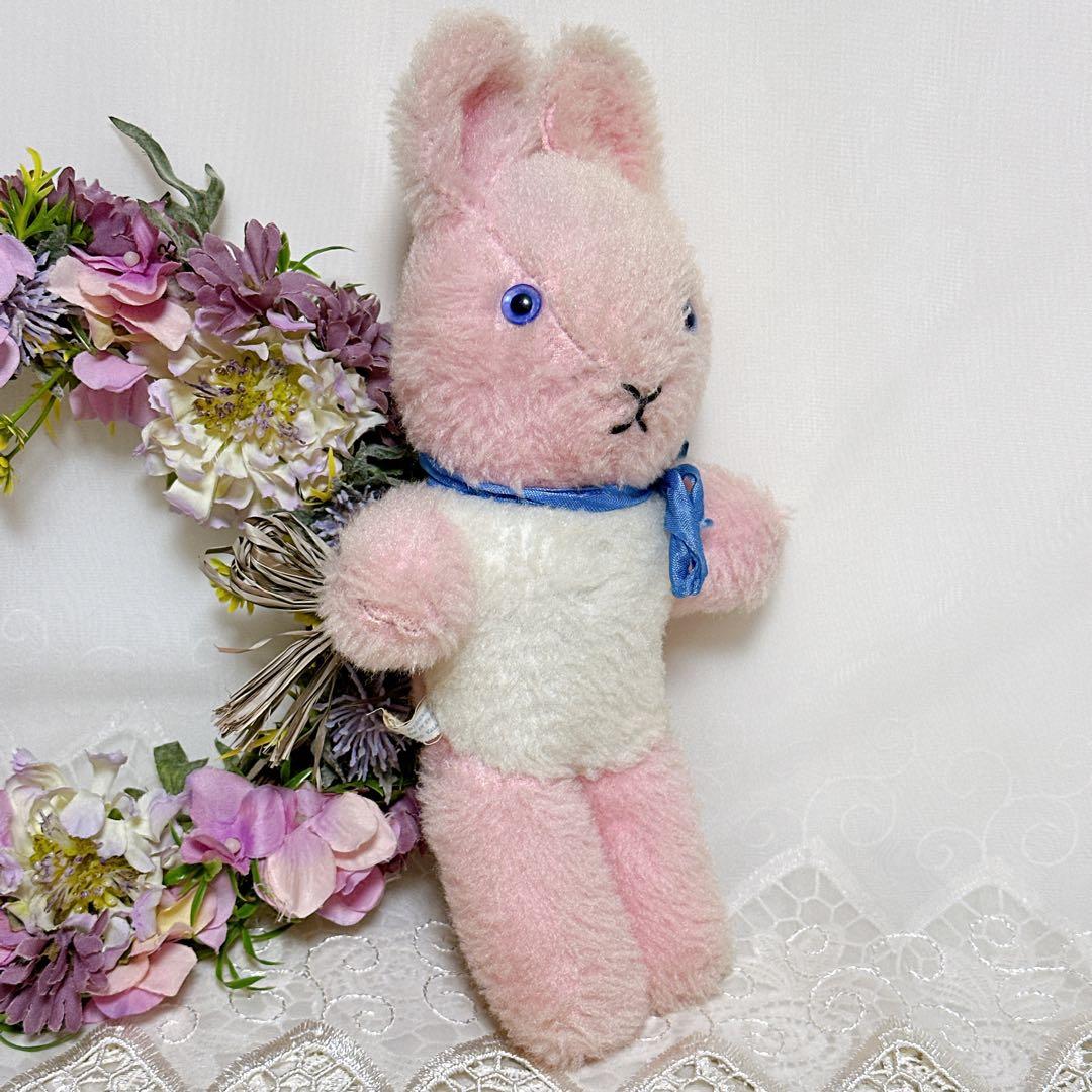 ❤️チャドバレー❤️アンティーク　ピンクうさぎ　ぬいぐるみ　Chad Valley