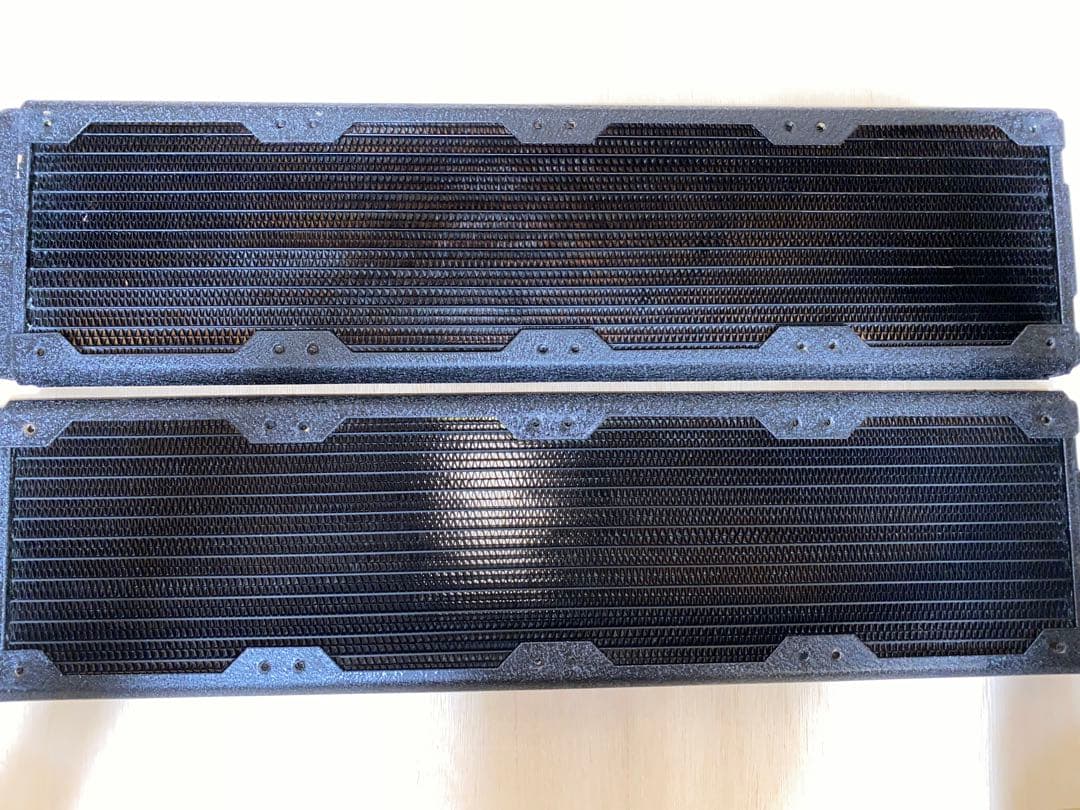 水冷PC用Black Ice Nemesis 480mmラジエーター　カーボン調