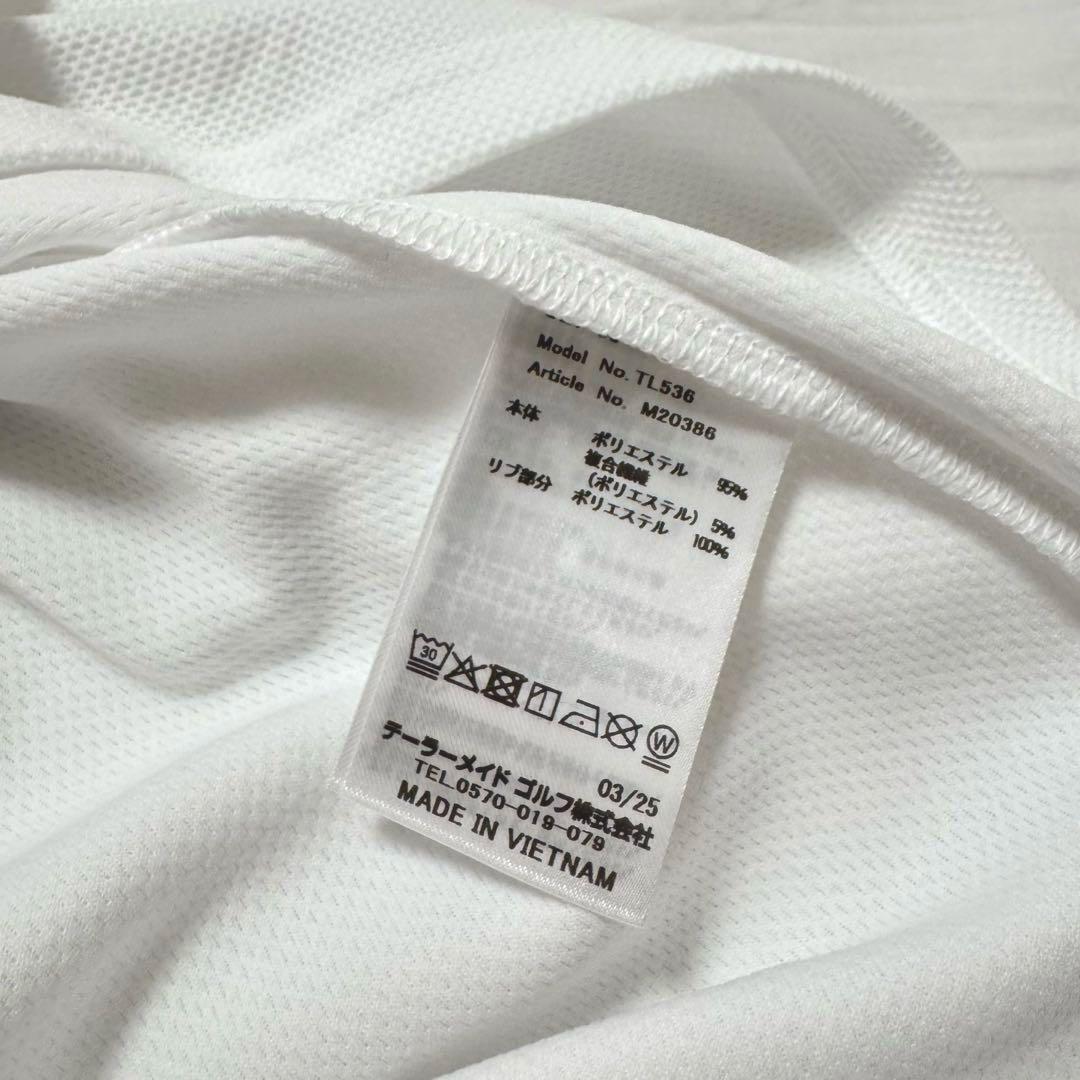 【TaylorMade/テーラーメイド】サークルロゴL/S ポロシャツ