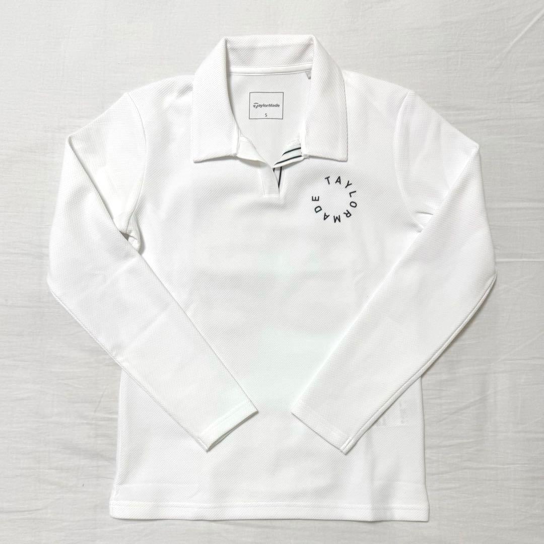【TaylorMade/テーラーメイド】サークルロゴL/S ポロシャツ