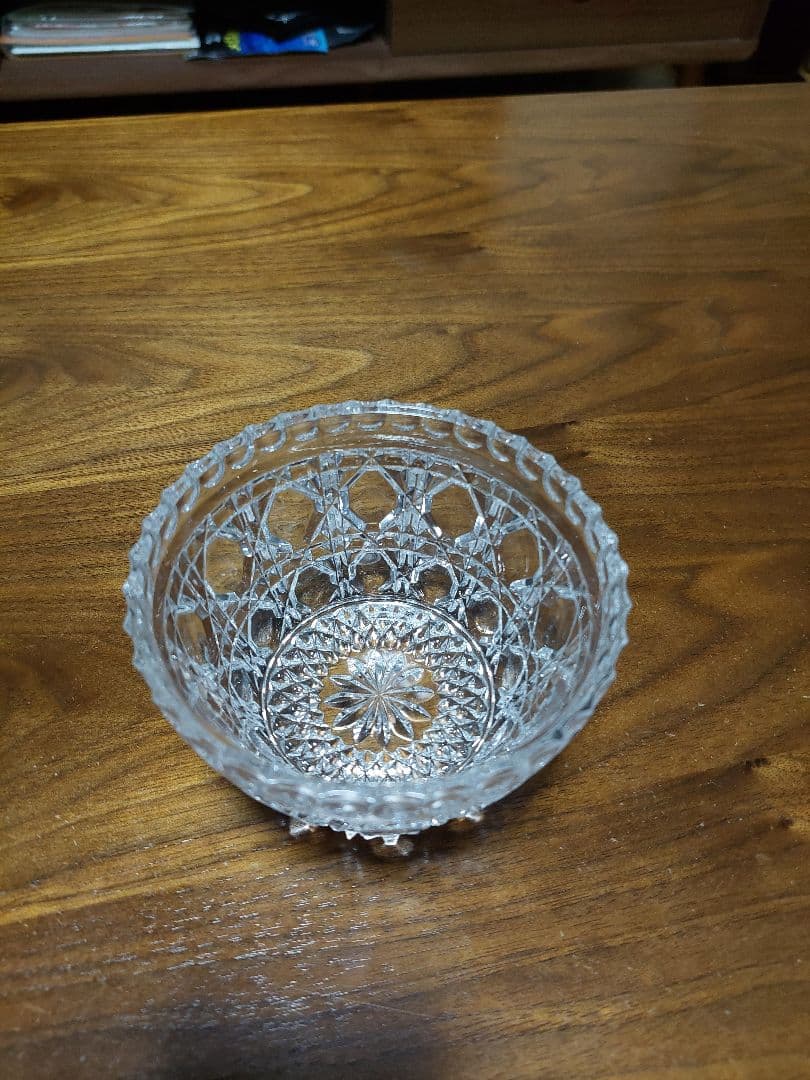 未使用　クリスタル　ミルクピッチャー&シュガーカップセット