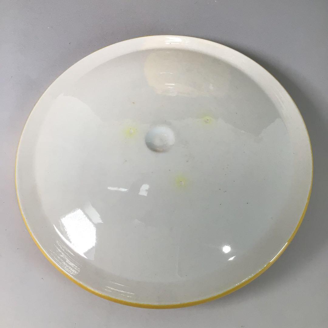 Ｒ９７１　皆具　『翠嵐窯』『黄交趾』『七宝草花文』　共箱　茶道具