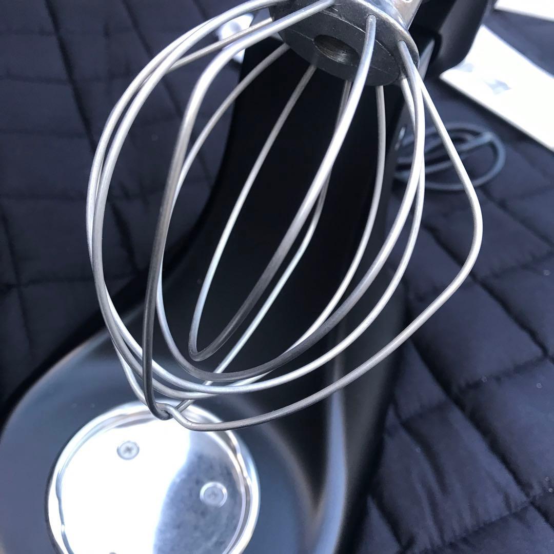 極美品 3.3Lブラック フードグラインダー付 キッチンエイド スタンドミキサー