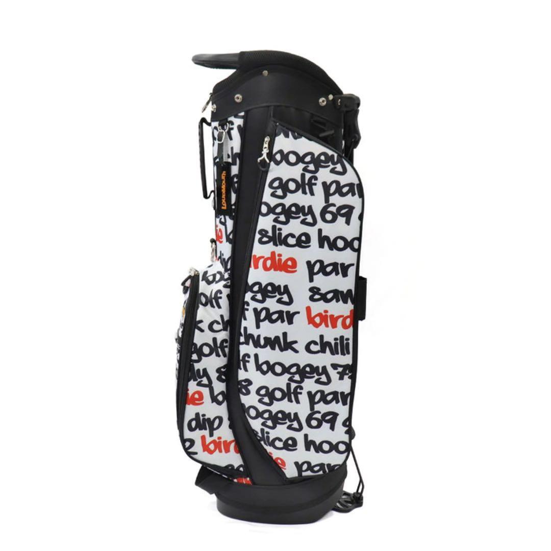 【新品】ラウドマウス キャディバッグ 8.5型 ビッグワーズホワイト 409