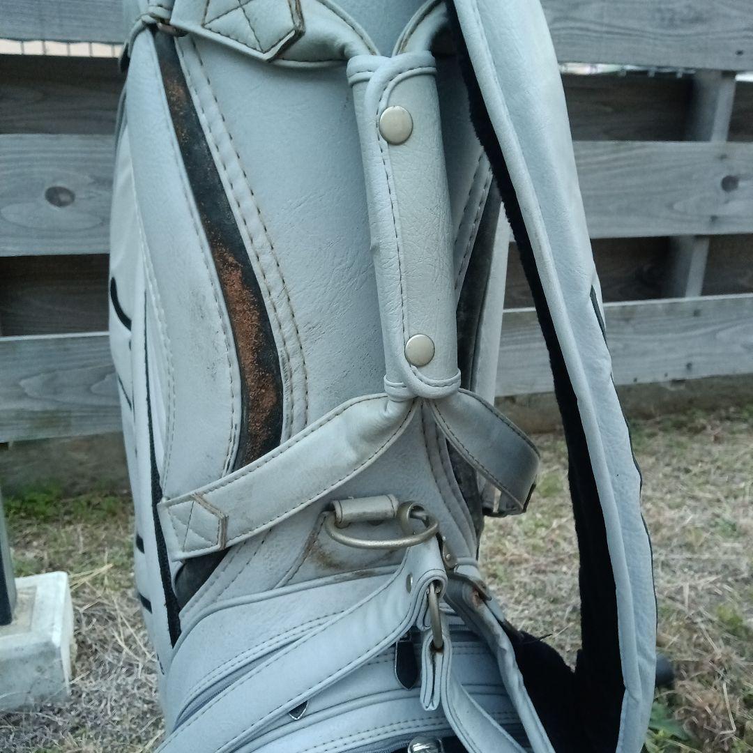 タイトリスト　本革　Titleist ホワイト キャディバッグ