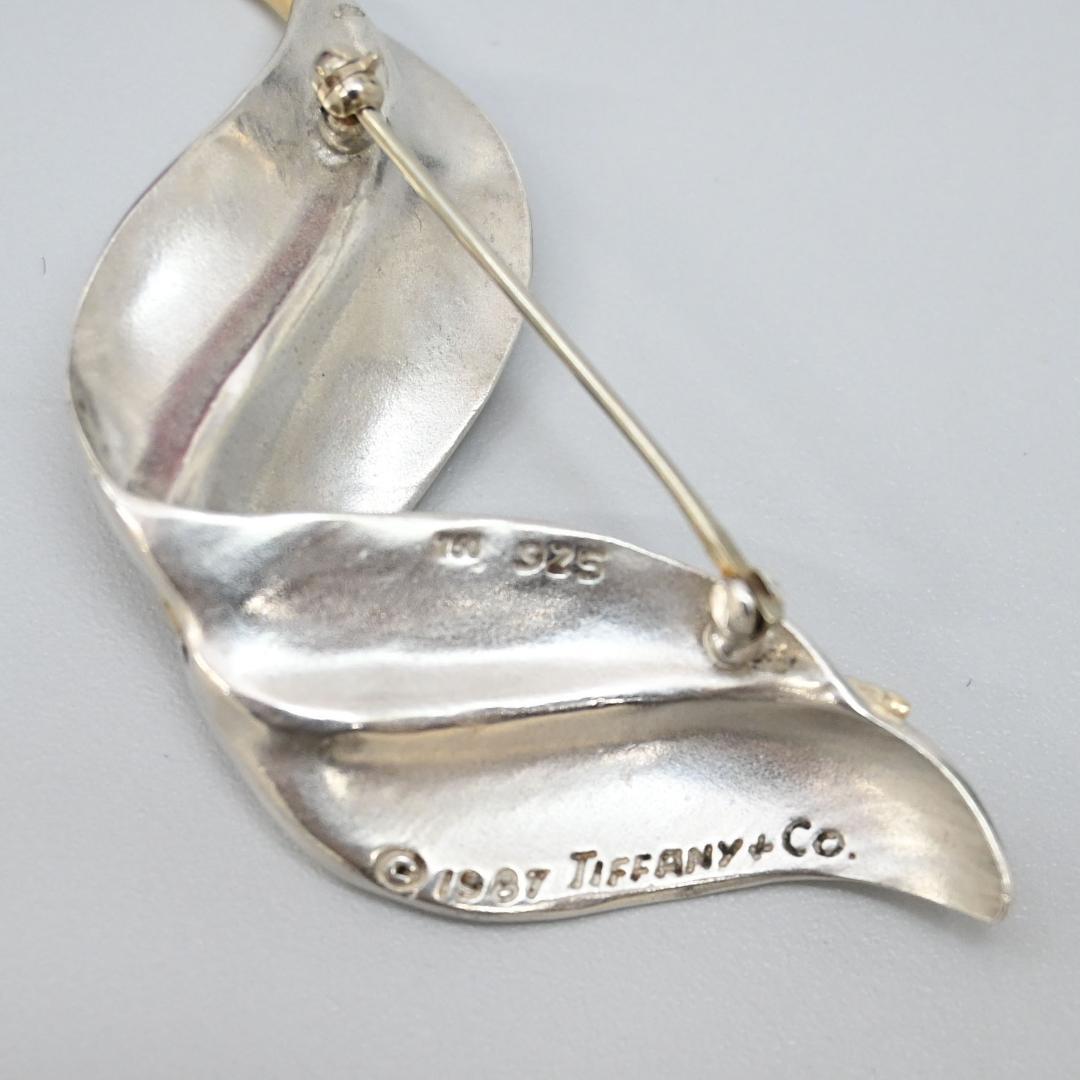 ■ 45494★年 ティファニー ブローチ K18 925 コンビリーフ