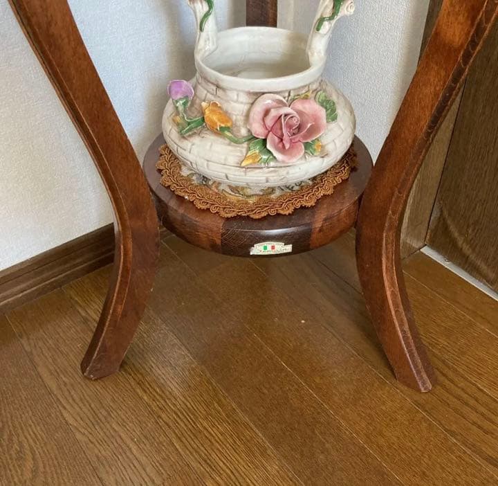 高級イタリア製　アンティーク　demain 　花台　飾り台