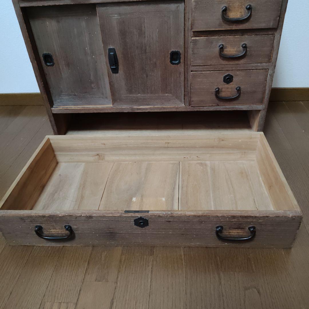 古家具 古道具 小さな和箪笥 古箪笥 引き出し 家具 アンティーク　昭和レトロ