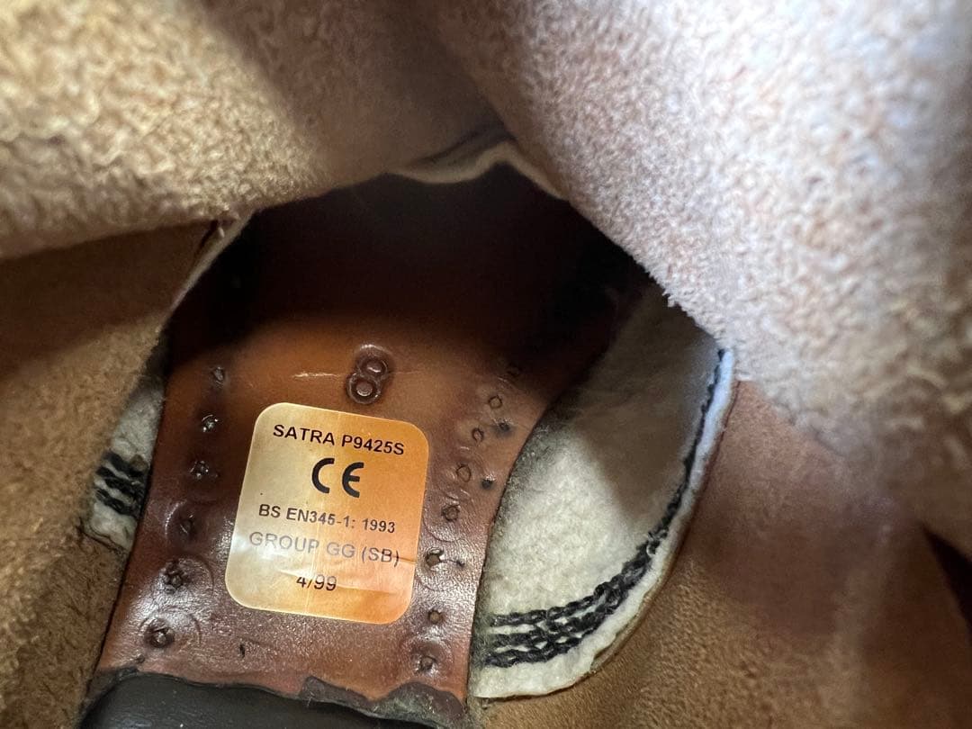 UK8_27cm Getta Grip 14ホールブーツ ENGLAND ゲッタ