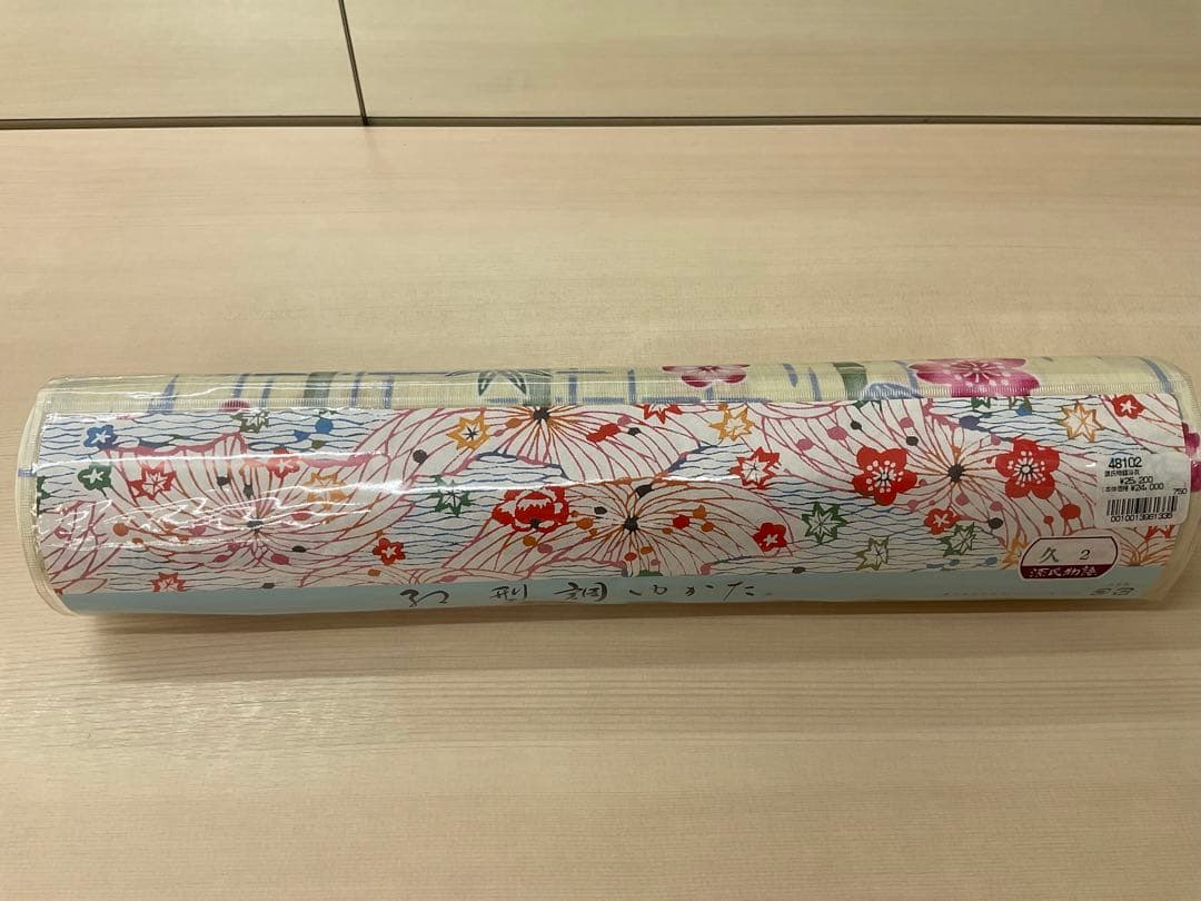 新品未使用品　紅型調ゆかた　東京本染　源氏物語　送料無料