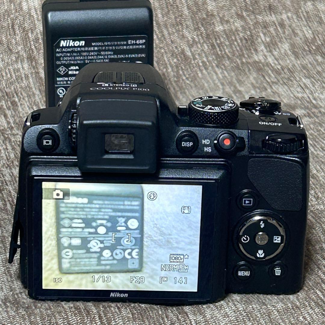稼働品　Nikon COOLPIX P100 コンパクトデジタルカメラ　付属品付