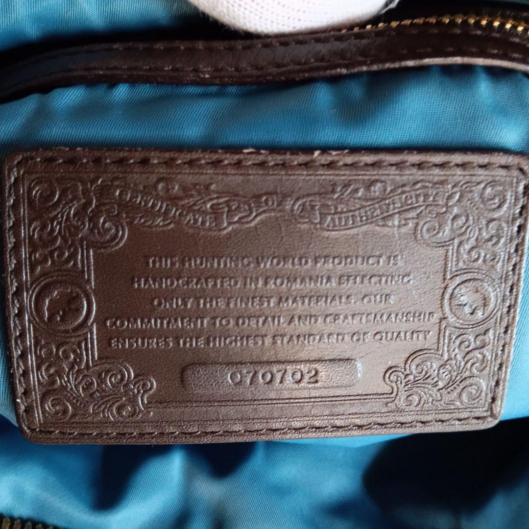 美品 ハンティングワールド ナイロン ショルダーバッグ 鞄 レディース メンズ