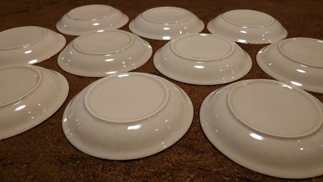 古伊万里　伊万里　染付　ぶどうの図　豆皿　菓子皿　１０客