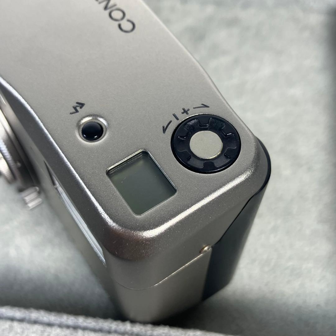 【美品】CONTAX Tvs シルバー コンパクトフィルムカメラ