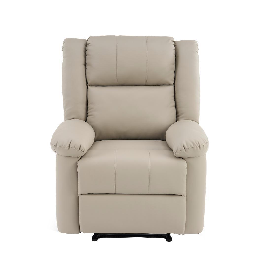 【アッシュグレー】リクライニングチェア テーブル付き リクライニングソファ