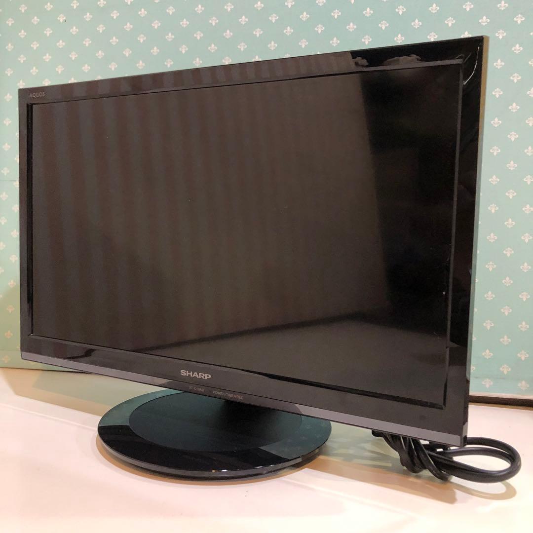 SHARP 液晶カラーテレビ 2T-C19AD 2018年19インチ ブラック
