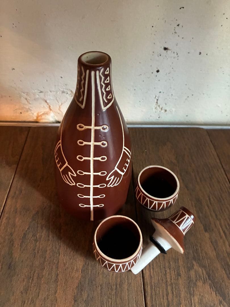 【アラビア】【Arabia】フィギュリン・ボトル　デキャンタセット