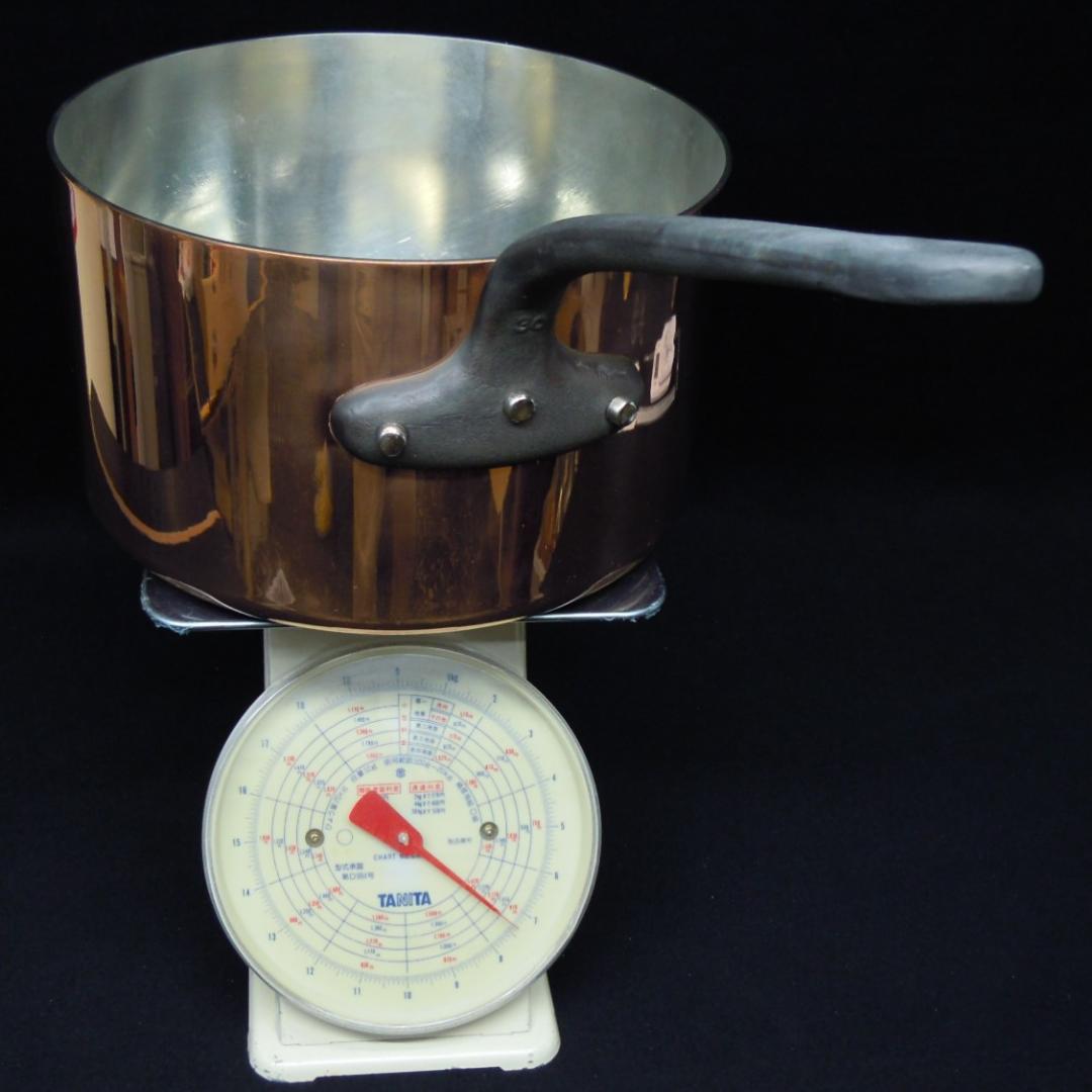 銅鍋３点 厚3mm 30深型 27深型 30テーパー型 和田助製作所 未使用