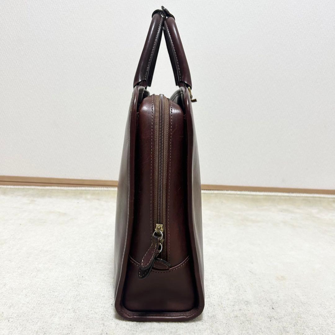 美品　インディード　ビジネスバック　BORSA ボルサ　ブリーフケース　レザー