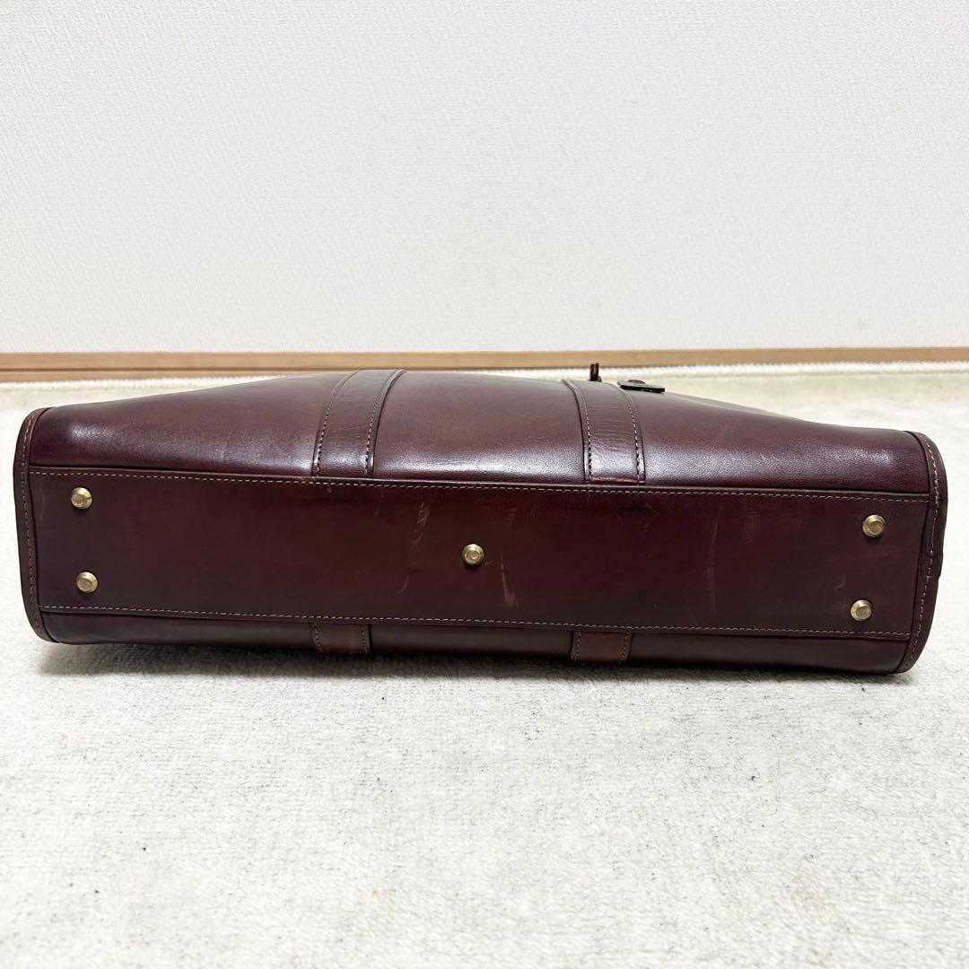 美品　インディード　ビジネスバック　BORSA ボルサ　ブリーフケース　レザー