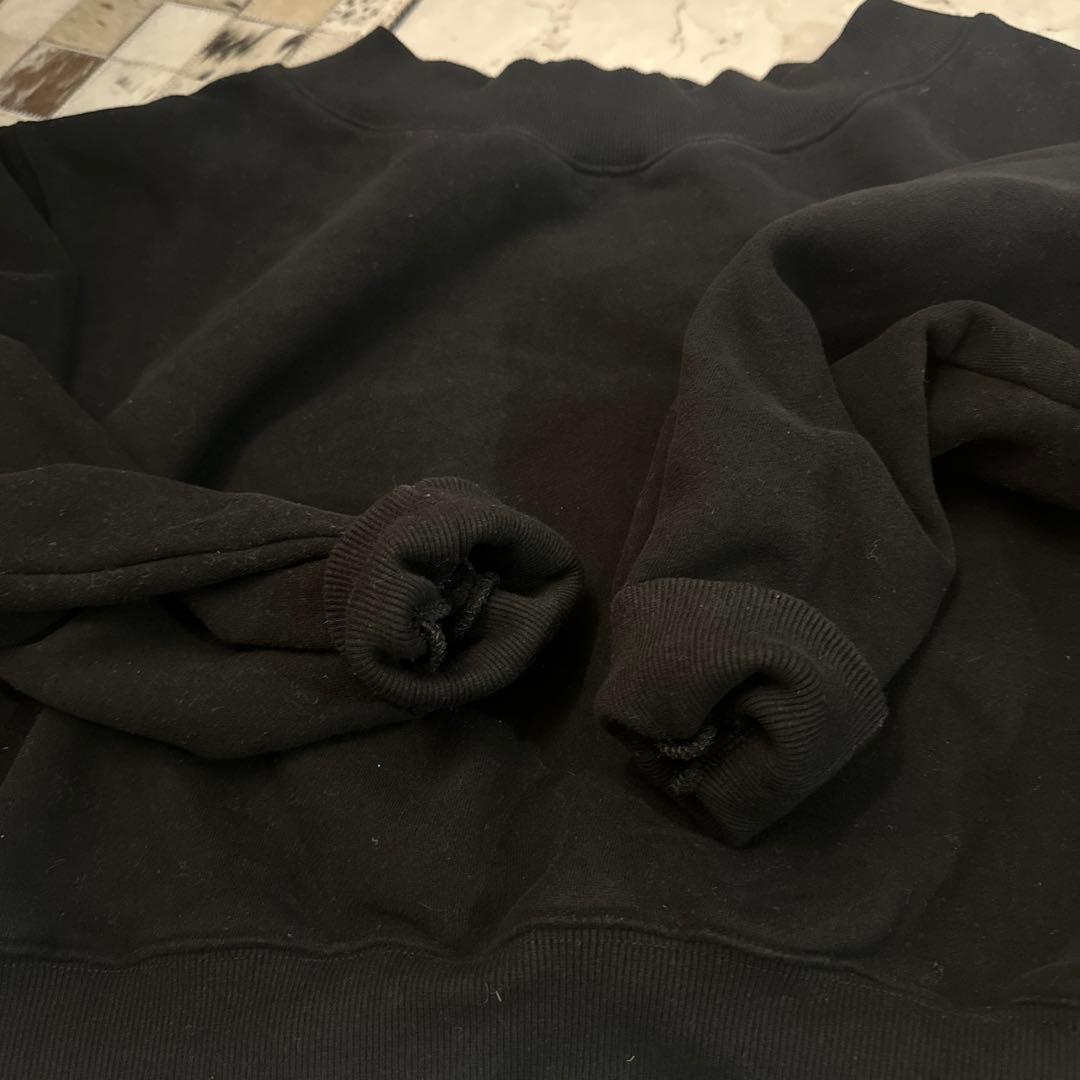 Maisoncelon off shoulder sweat スウェット 黒