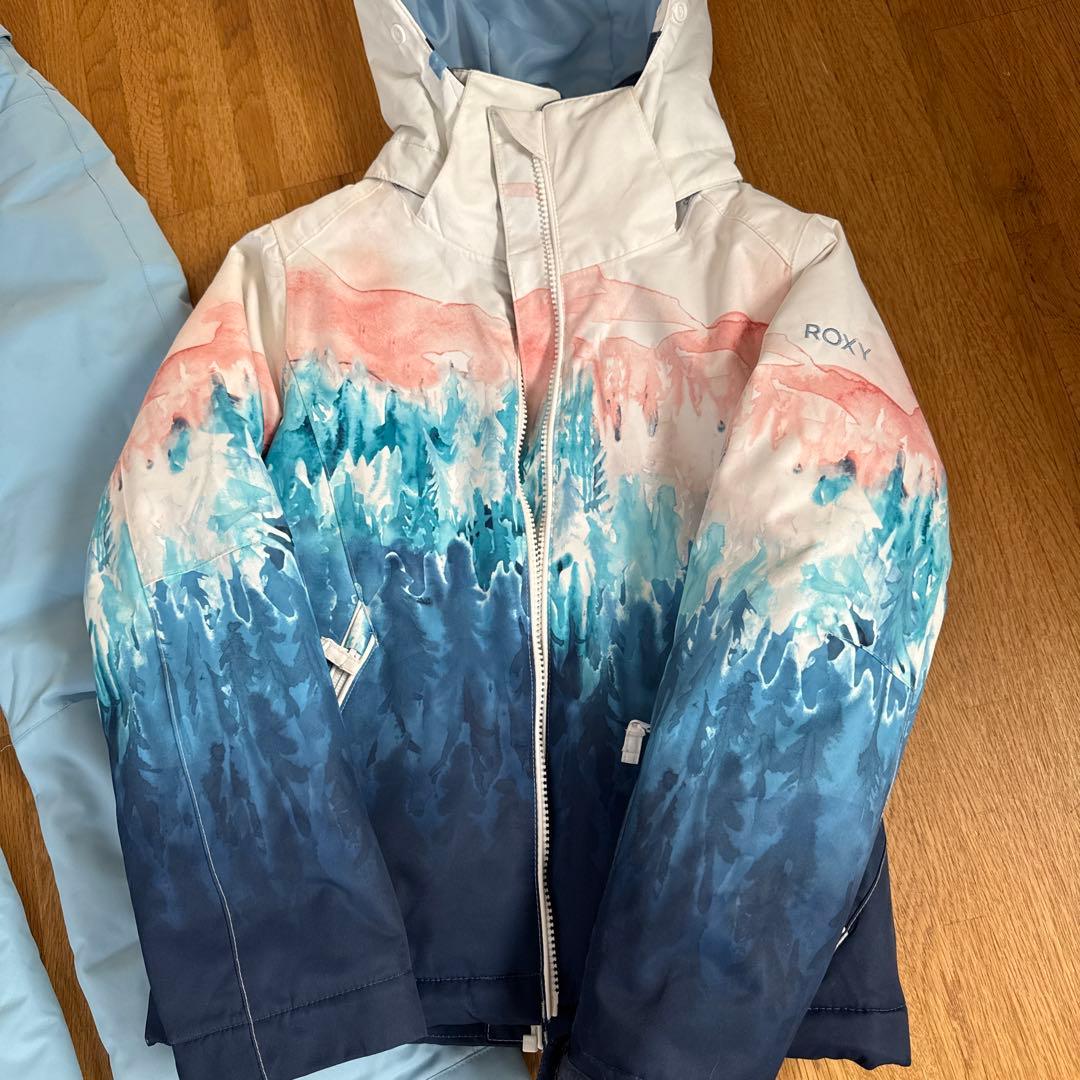 130 スキーウェア　上下セット　スノーウェア　ロキシー　ROXY キッズ