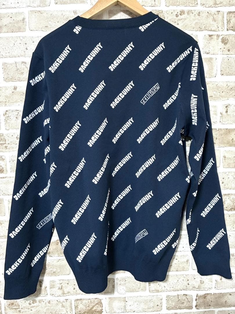 【フォロー割】新品タグ付 ジャックバニー メンズ プルオーバーセーター サイズ6