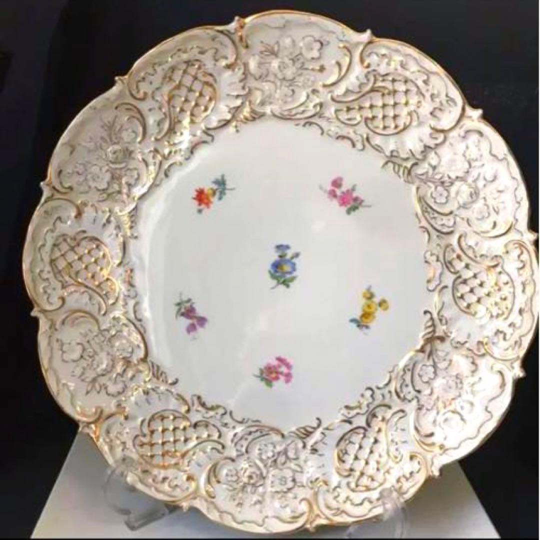マイセン Meissen  グランツゴールド  30cm 大皿
