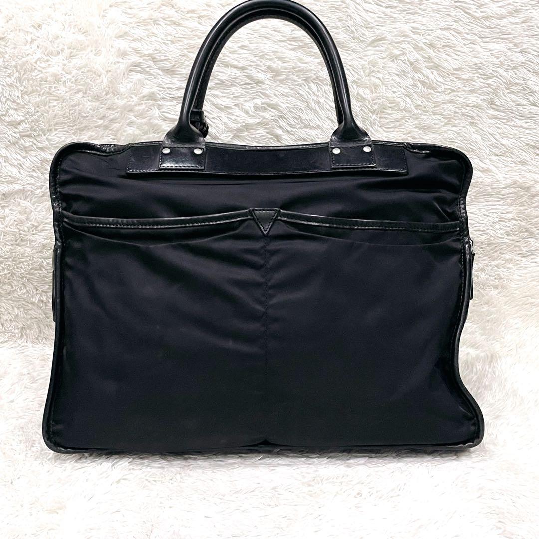 美品 Felisi フェリージ ビジネスバッグ 黒 8637/2 ブリーフケース