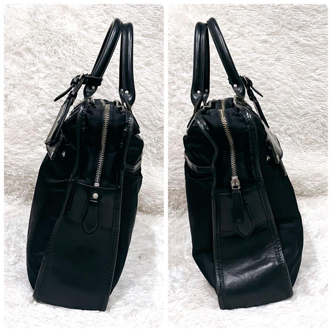 美品 Felisi フェリージ ビジネスバッグ 黒 8637/2 ブリーフケース