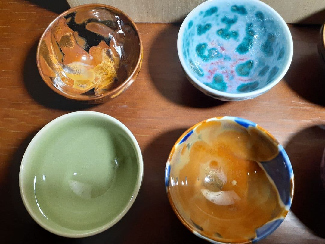 真右ェ門 面白いぐい呑み16色揃い 真右衛門 真右エ門 九洲夫 参考価格11万円