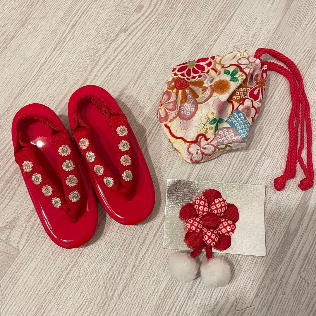 七五三 着物セット 正絹 花柄 京都花ひめ