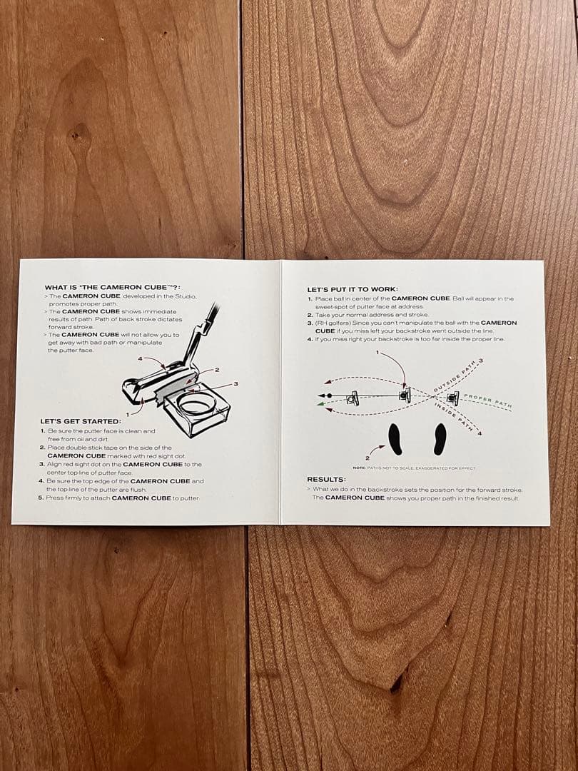 パター練習スコッティキャメロン(SCOTTY CAMERON)キャメロンキューブ