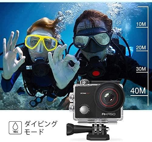 AKASO EK7000 Pro 4K アクションカメラ + 64GBメモリカm