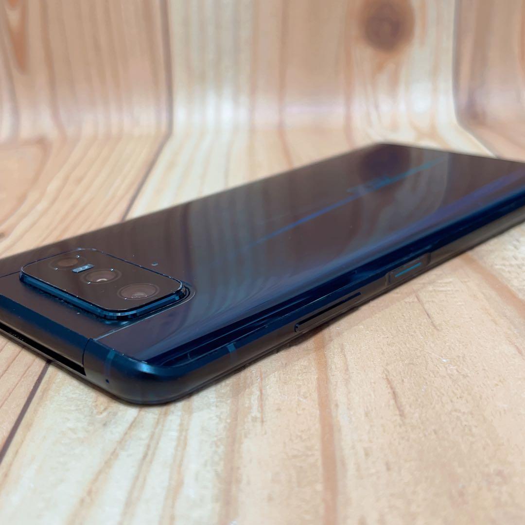 SIMフリー 本体 ZenFone 7 128 GB 066 ブラック 電池良好