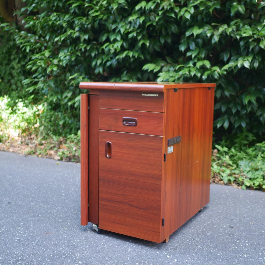 希少 JANOME 蛇の目 ミシン台 作業台 バタフライテーブル Vintage