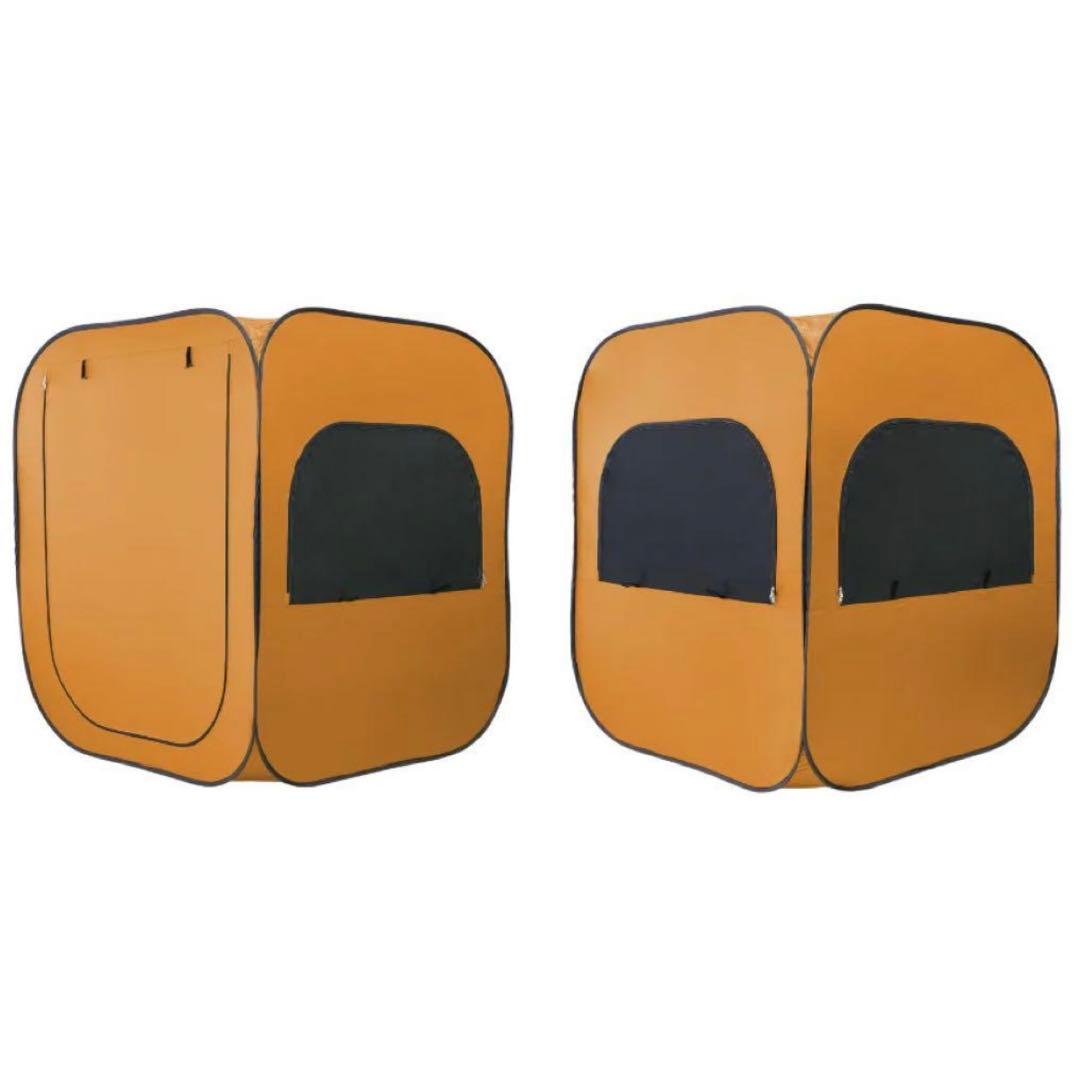 じじもんた、個室テント Progress square オレンジ