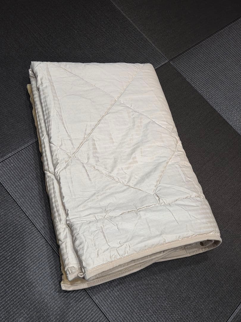 プラチナウエーブ　シングルサイズ 掛け布団 ベージュ