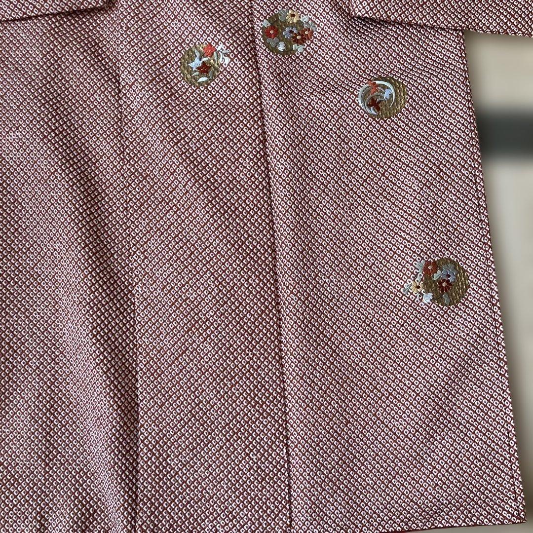 七五三　卒業式　正絹総絞り　着物