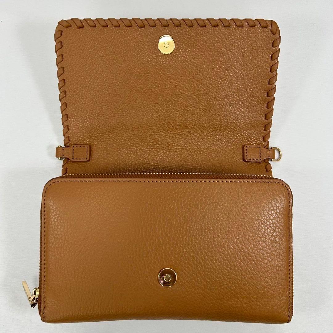 【未使用級】トリーバーチ 編み込み 2way ショルダーバッグ レザー 肩掛け