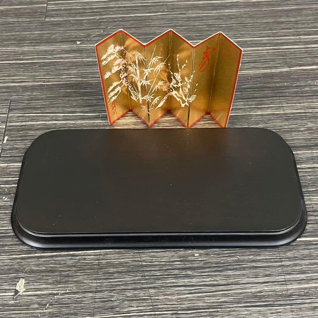 ◯北海道伝統美術工芸村　優佳良織工芸館　ユーカラ織　雛人形　外箱あり　M6