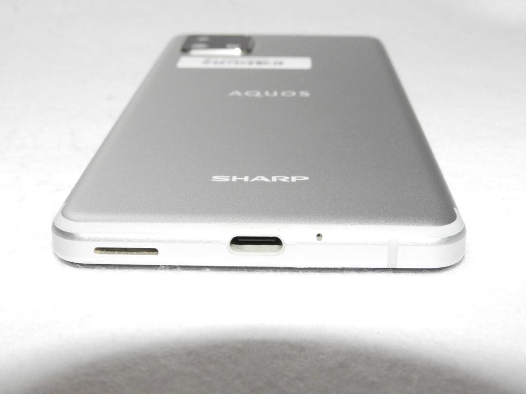 良品 SHARP AQUOS sense4 シルバー SH-M15 SIMフリー