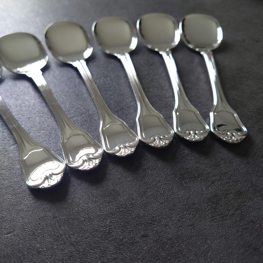 希少 極美品 クリストフル ポートロイヤル アイスクリームスプーン 6点