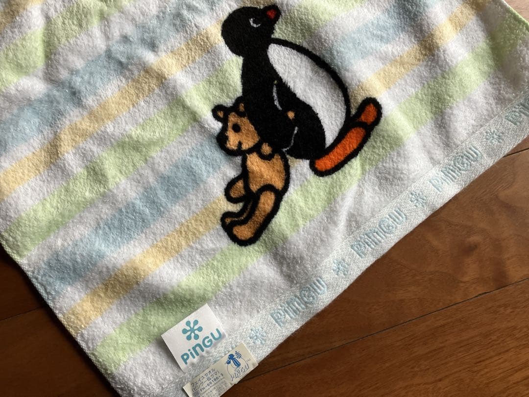 レア品　日本製　ピングー　ランチバッグ　コスメポーチ　タオル　定規