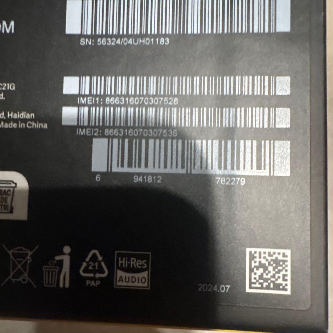 POCO F6 ブラック 512GB 新品同様品