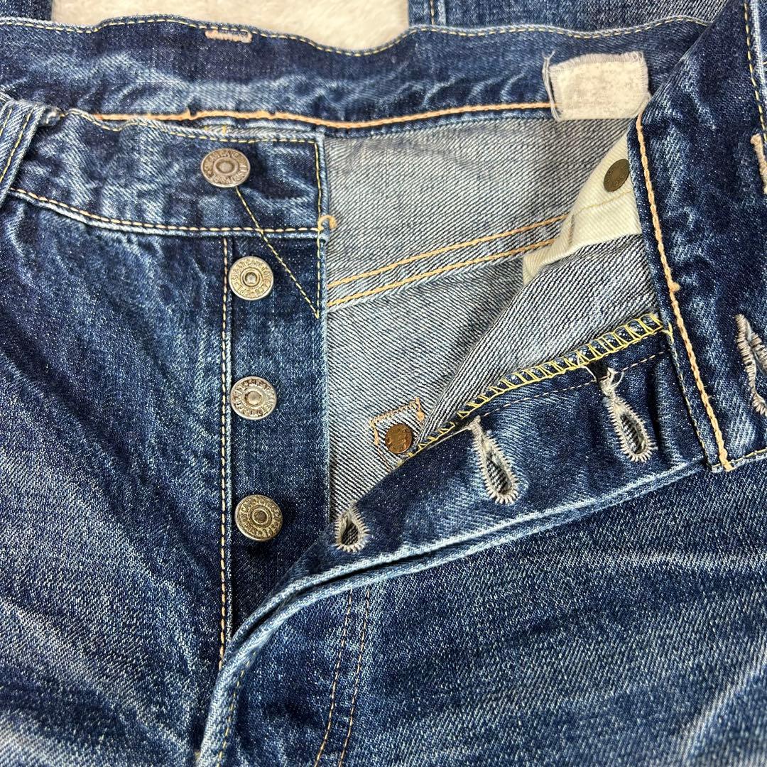 希少❗️SUGAR CANE Lot901 ダメージデニム　赤耳　W34 L30