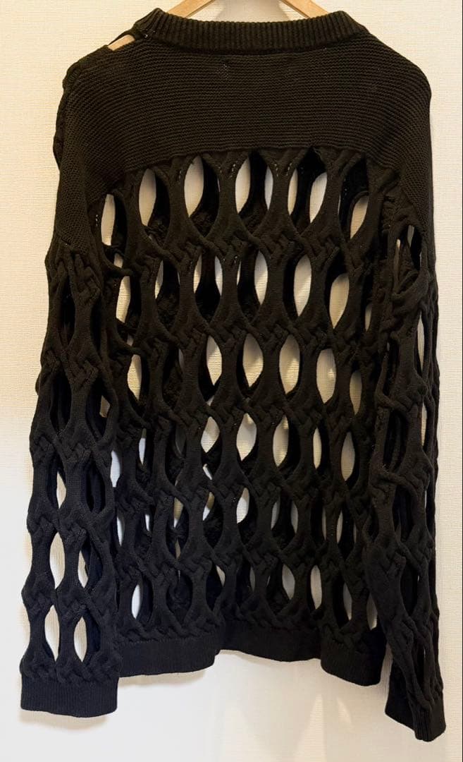 MAISON SPECIAL メッシュ　ケーブル　ニット　セーター　良好
