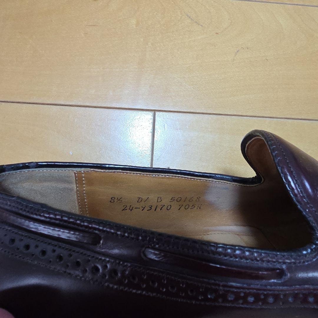 ジョンストン&マーフィー　ローファー　バーガンディ